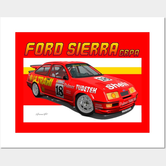GrA Ford Sierra RS Cosworth Wall Art by PjesusArt